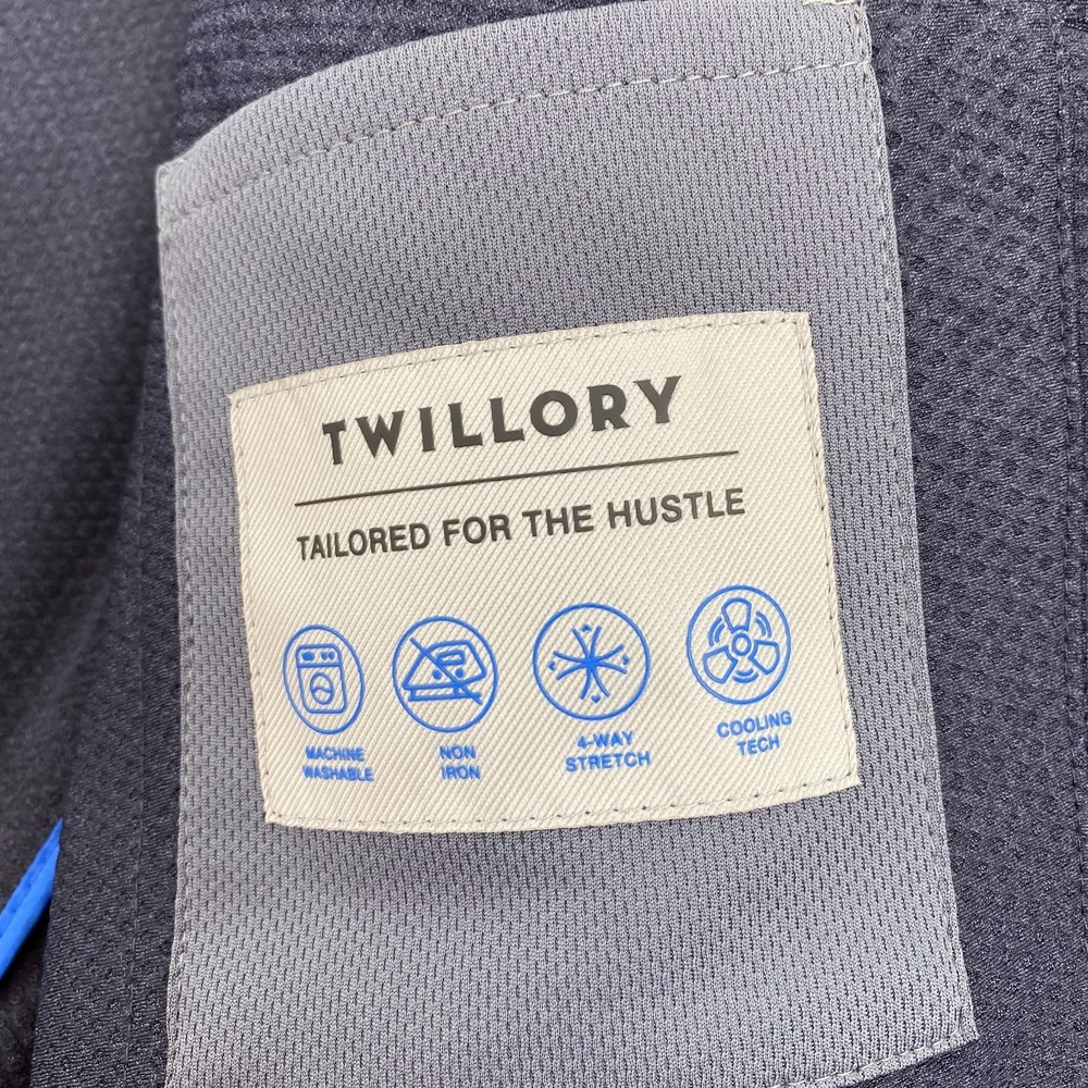 Twillory Performance Golf Sport Blazer Jacket Mens 46L Long unstructured - Picture 6 of 16